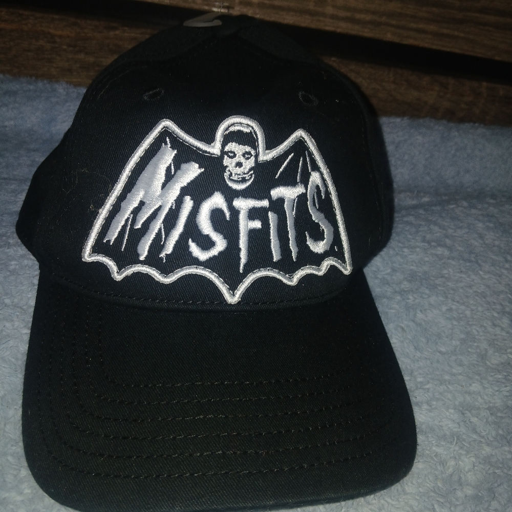 Misfits Black Cap with Skull Logo